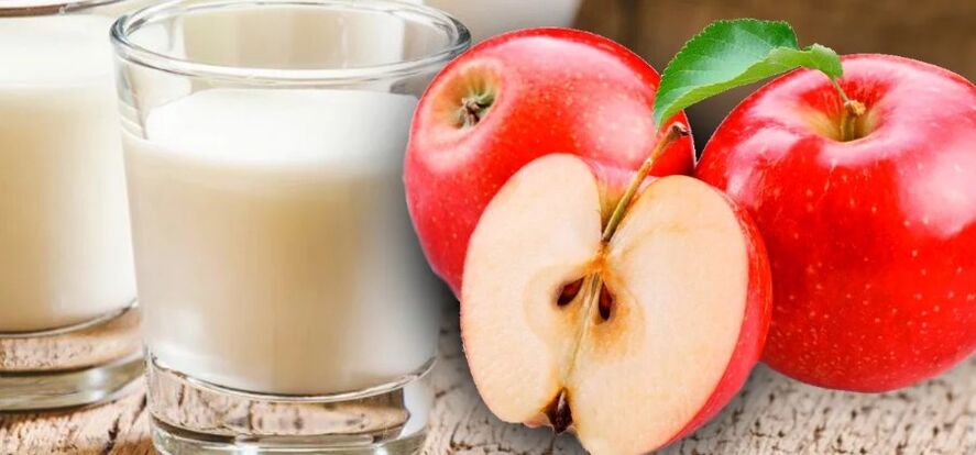 Dieta kefir-apple