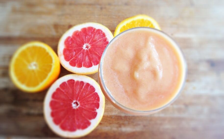 toranja e suco de laranja para perda de peso