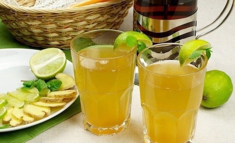 emagrecimento chá verde limão