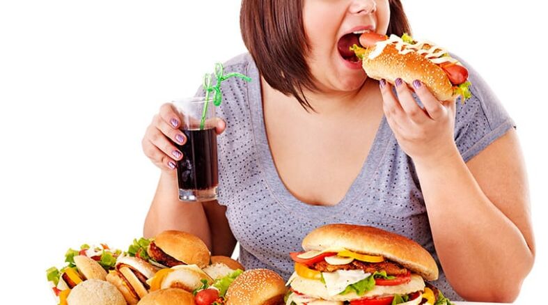 alimentos não saudáveis ​​para diabetes tipo 2